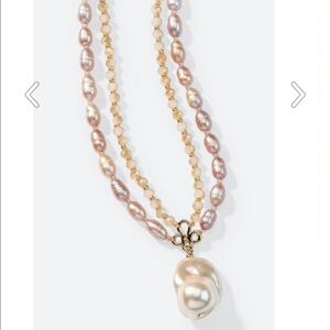 Park Lane Luna Necklace Freshwater Pearls Two Strands  18”+3”